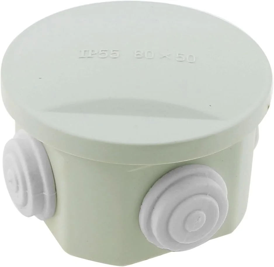 جعبه اتصال ضد آب Aexit 85 (انتقال) x 55 میلی‌متری، جعبه اتصال ترمینال DIY (81ry397qf539)، محفظه سفید