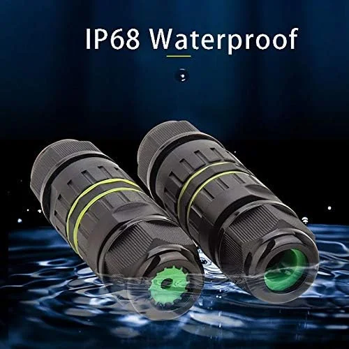 جعبه اتصال کانکتور کابل، 1 عدد کانکتور کابل M16 IP68، 3 پین/2 پین 3.5-10.2 میلی متر AC DC 450V 15A کانکتورهای ضد آب الکتریکی جعبه اتصال مقاوم در برابر آب بندی (رنگ: محدوده 3.5 6.5 میلی متر، اندازه: 2P) جعبه اتصال کانکتور کابل، 1 عدد کانکتور کابل M16 IP68، 3 پین/2 پین 3.5-10.2 میلی متر AC DC 450V 15A کانکتورهای ضد آب الکتریکی جعبه اتصال مقاوم در برابر آب بندی (رنگ: محدوده 3.5 6.5 میلی متر، اندازه: 2P)