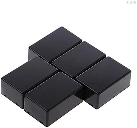 جعبه اتصال بیرونی، 5 عدد جعبه پروژه الکترونیکی پلاستیکی جدید محفظه ابزار DIY 70x45x30 میلی متر l29k (رنگ: مشکی)