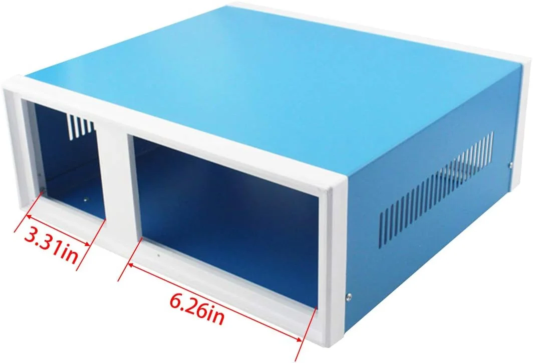 جعبه تقسیم زولکیت، جعبه پروژه فلزی آبی، جعبه محفظه الکتریکی DIY، جعبه پیشگیری، جعبه برق 31x28x11 سانتی متر جعبه تقسیم زولکیت، جعبه پروژه فلزی آبی، جعبه محفظه الکتریکی DIY، جعبه پیشگیری، جعبه برق 31x28x11 سانتی متر