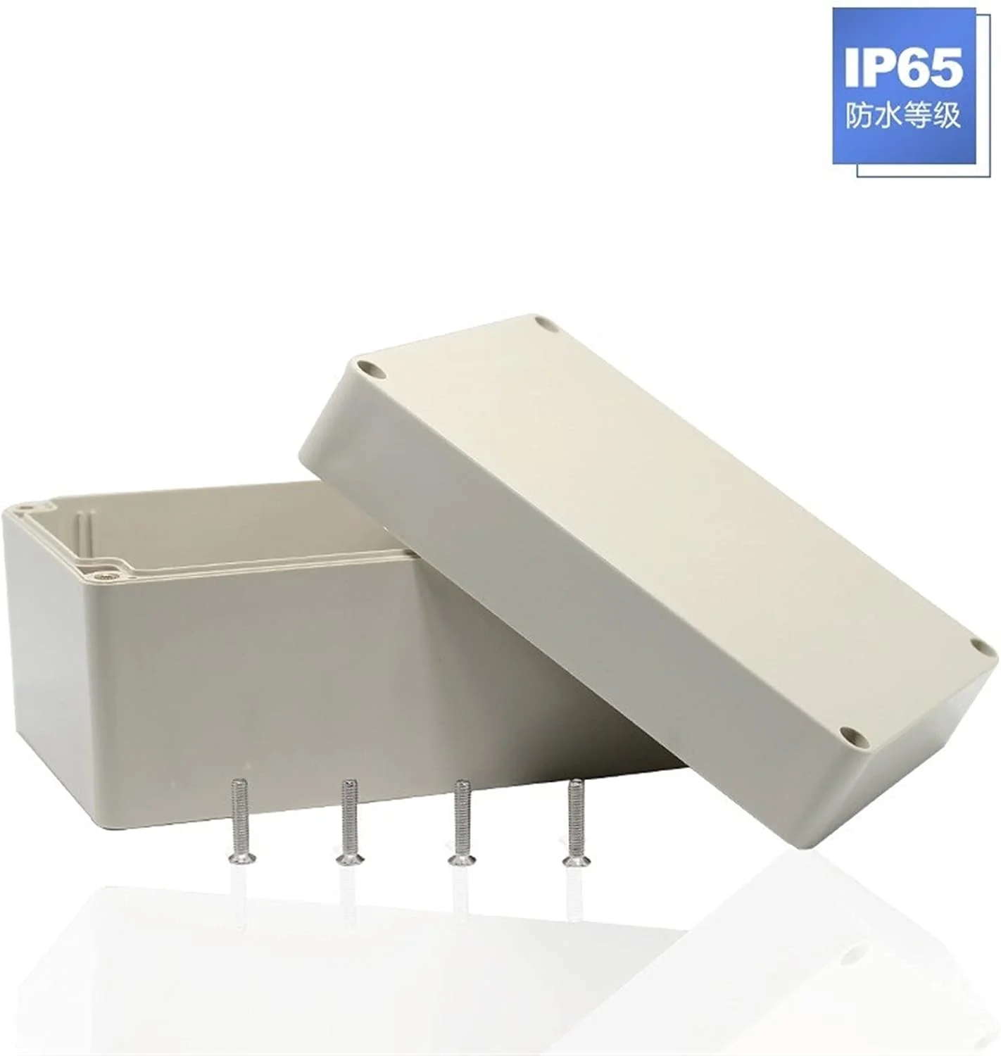 جعبه اتصال بیرونی DLRSET، 1 عدد محفظه پلاستیکی ضد آب IP65 جعبه اتصال DIY 83x58x33mm جعبه سوئیچ ABS محفظه منبع تغذیه محفظه پوسته PCB (رنگ: خاکستری، اندازه: 100x68x50mm) جعبه اتصال بیرونی DLRSET، 1 عدد محفظه پلاستیکی ضد آب IP65 جعبه اتصال DIY 83x58x33mm جعبه سوئیچ ABS محفظه منبع تغذیه محفظه پوسته PCB (رنگ: خاکستری، اندازه: 100x68x50mm)