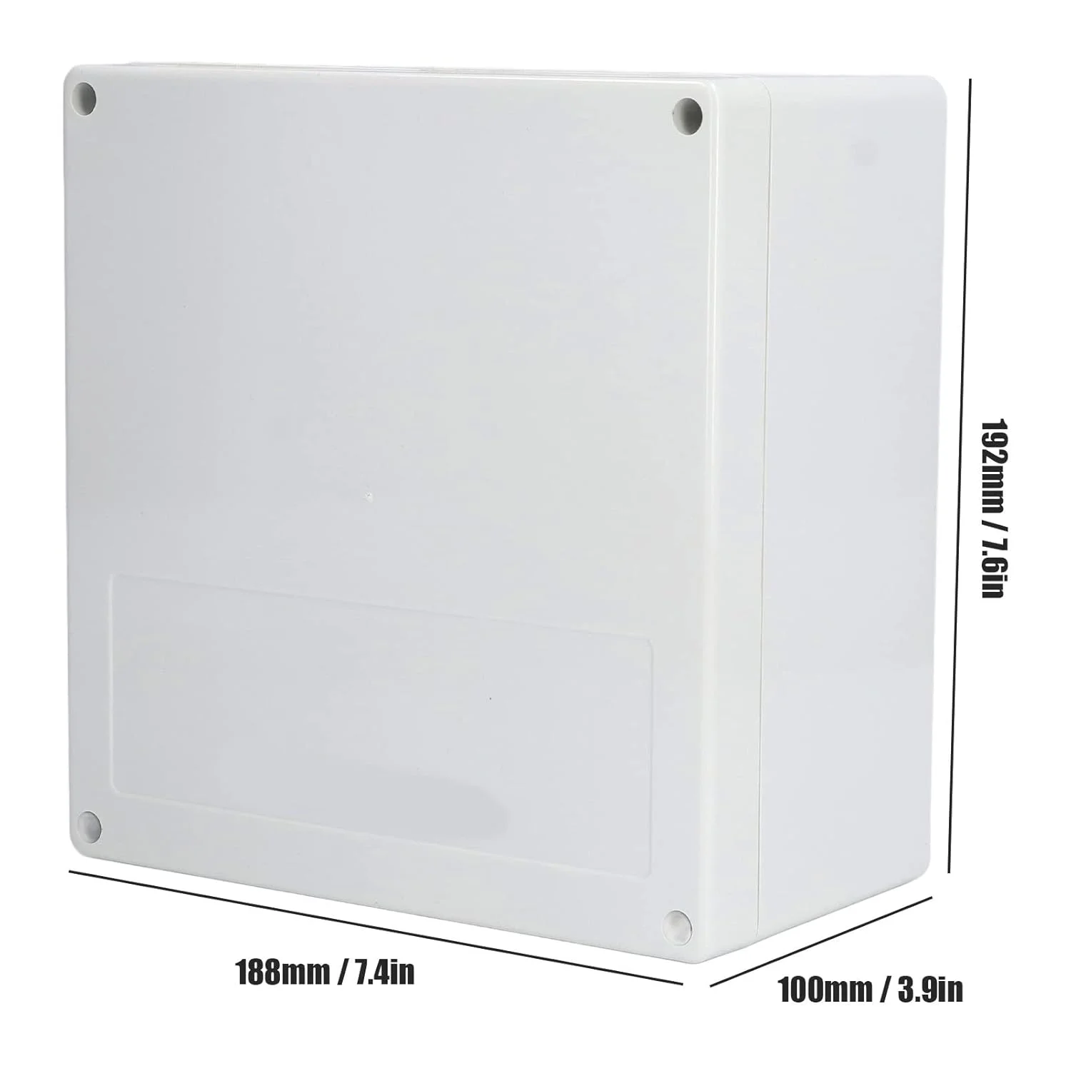 جعبه اتصال NDNCZDHC، جعبه اتصال الکتریکی پلاستیکی مقاوم در برابر شعله 192x188x100 میلی متر جعبه برق بیرونی
