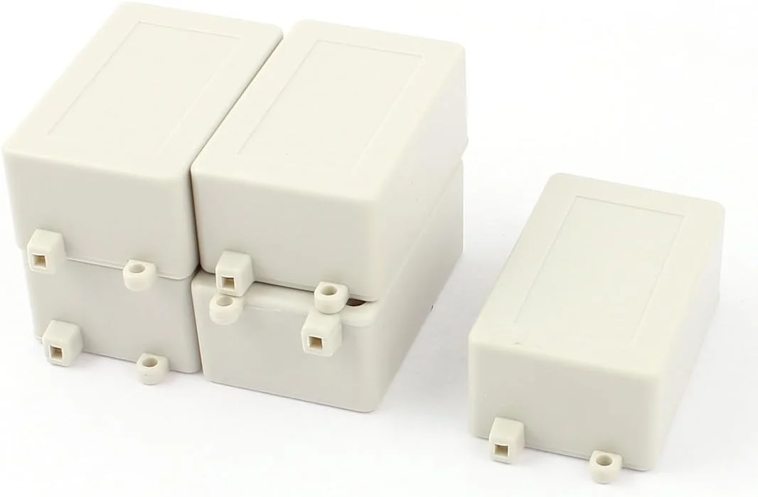 جعبه تقسیم برق پلاستیکی ضد آب Aexit DIY (انتقال) مدل 70 x 45 x 30 میلی متر 5 عددی