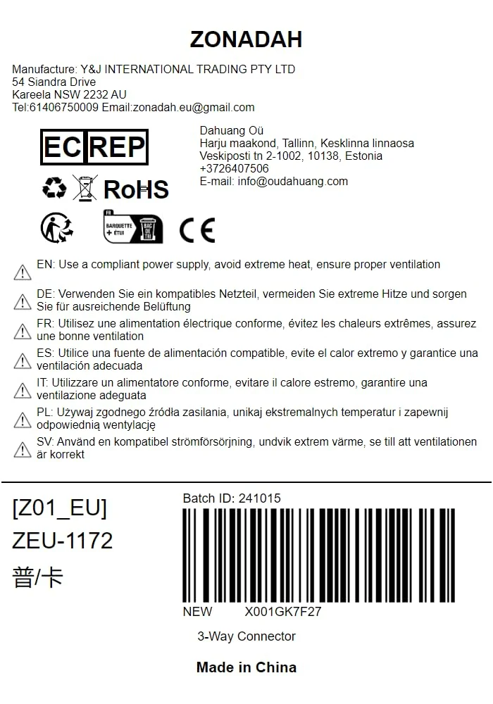 جعبه اتصال کابل ضد آب ZONADAH مدل L-type سه راهی IP68، ولتاژ 450 ولت، جریان 32 آمپر، عمق 4 متر، M20 9-12 میلی متر / M16 7-10 میلی متر، مناسب سیم کشی روشنایی فضای باز باغ جعبه اتصال کابل ضد آب ZONADAH مدل L-type سه راهی IP68، ولتاژ 450 ولت، جریان 32 آمپر، عمق 4 متر، M20 9-12 میلی متر / M16 7-10 میلی متر، مناسب سیم کشی روشنایی فضای باز باغ