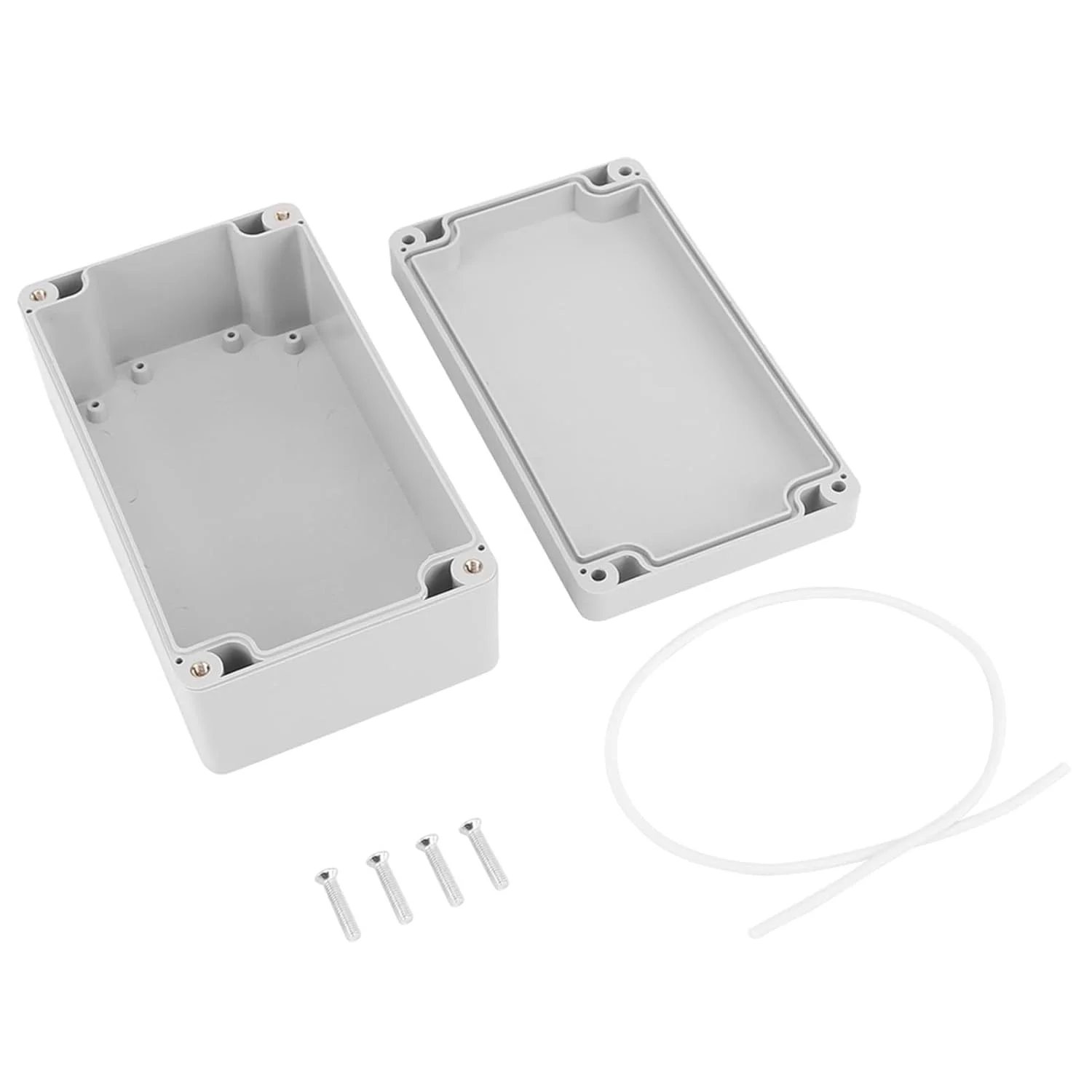 جعبه تقسیم ضد آب بیرونی IP65 ABS مقاوم در برابر شعله محفظه الکتریکی برای کاربردهای الکتریکی داخلی و خارجی (158 * 90 * 60 میلی متر)