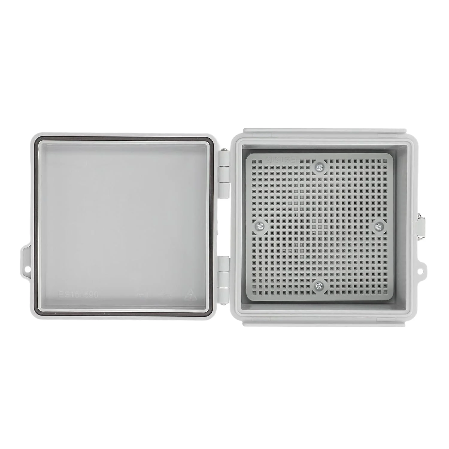 جعبه تقسیم برق، دارای استاندارد IP67، ابعاد 150x150x90 میلیمتر، دارای صفحه نصب شبکهای، جعبه/روکش برقی برای منابع تغذیه، تجهیزات ماهوارهای، کاربردهای دریایی جعبه تقسیم برق، دارای استاندارد IP67، ابعاد 150x150x90 میلیمتر، دارای صفحه نصب شبکهای، جعبه/روکش برقی برای منابع تغذیه، تجهیزات ماهوارهای، کاربردهای دریایی