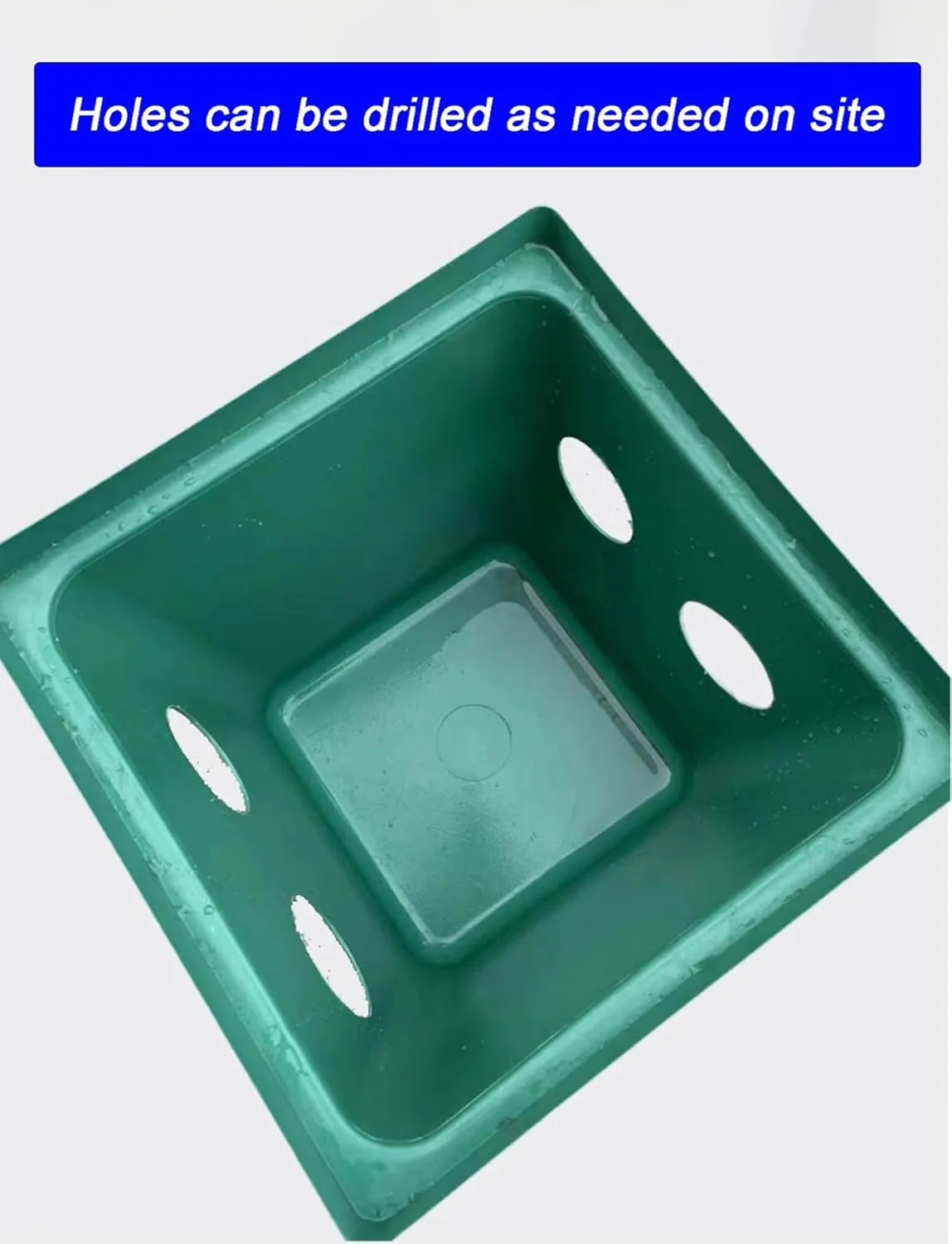 جعبه اتصال برق زیرزمینی، جعبه اتصال باز زیرزمینی برای اتصالات سیم کشی برق در فضای باز (50x50x50 سانتی متر)