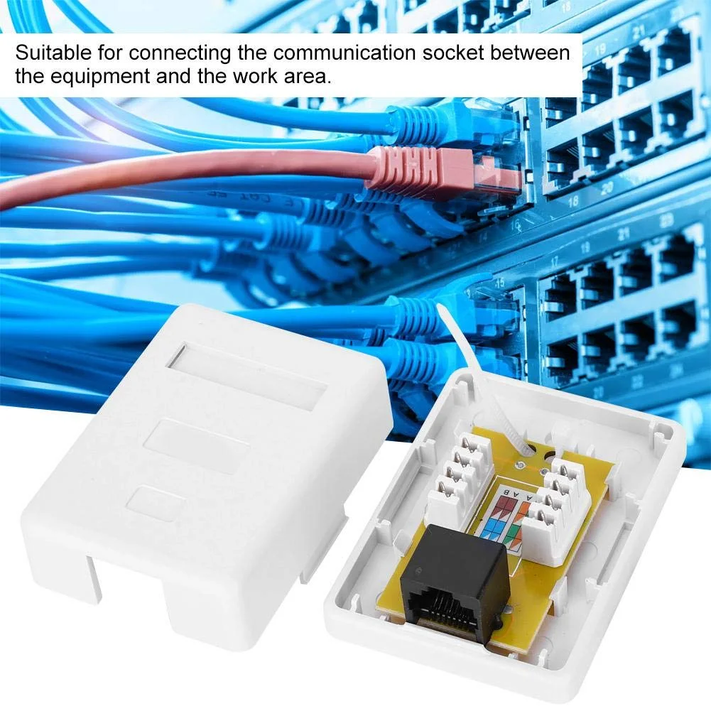 جعبه اتصال RJ45 دسته 6 Cessdry، تجهیزات الکترونیکی برای سیم کشی یکپارچه مهندسی شبکه جعبه اتصال RJ45 دسته 6 Cessdry، تجهیزات الکترونیکی برای سیم کشی یکپارچه مهندسی شبکه