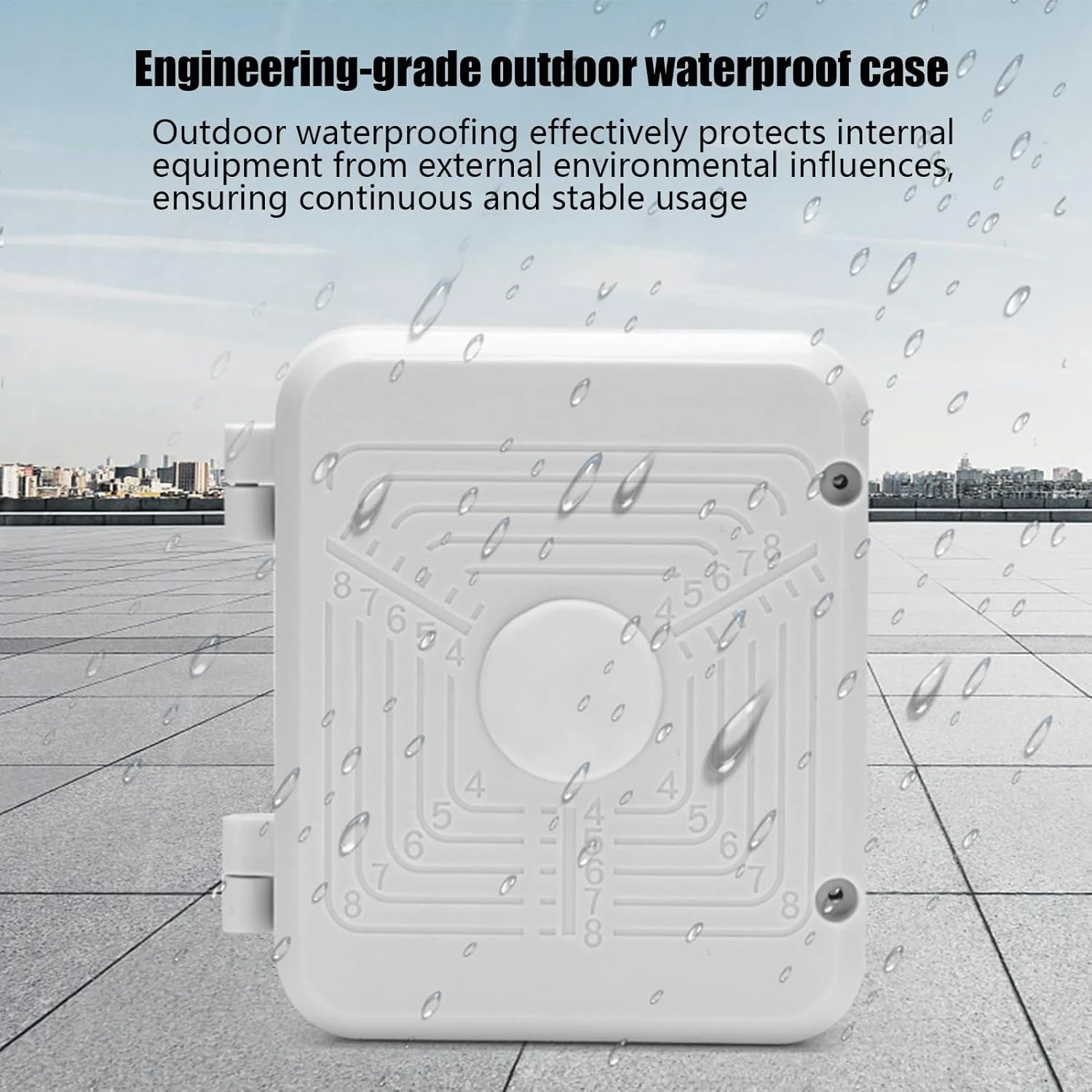 جعبه تقسیم برق | محافظ دوشاخه پریز، جعبه تقسیم بیرونی | برای کارگاه الکترونیک، رسانه، RV، امنیت، پمپ، حصار، بخاری پاسیو