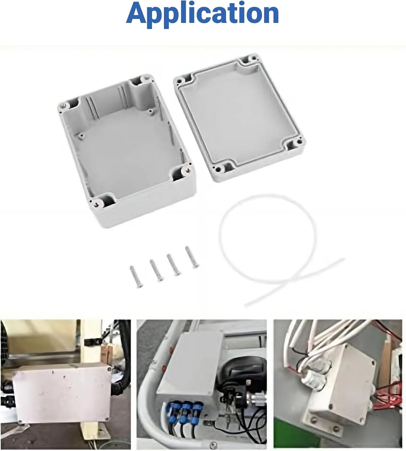 جعبه تقسیم برق ضد آب IP65 ABS، محفظه جعبه پروژه الکتریکی، مناسب برای تجهیزات الکتریکی، ارتباطات و آتش نشانی داخلی و خارجی (115 * 90 * 55 میلی متر) جعبه تقسیم برق ضد آب IP65 ABS، محفظه جعبه پروژه الکتریکی، مناسب برای تجهیزات الکتریکی، ارتباطات و آتش نشانی داخلی و خارجی (115 * 90 * 55 میلی متر)