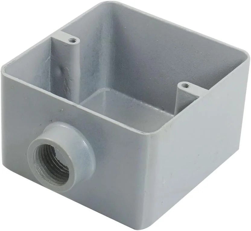 جعبه اتصال سیم مدار تک حفره فلزی G1/2 اینچ Aexit (ترمینال، اتصال دهنده) مناسب منزل (80ry630qf173)