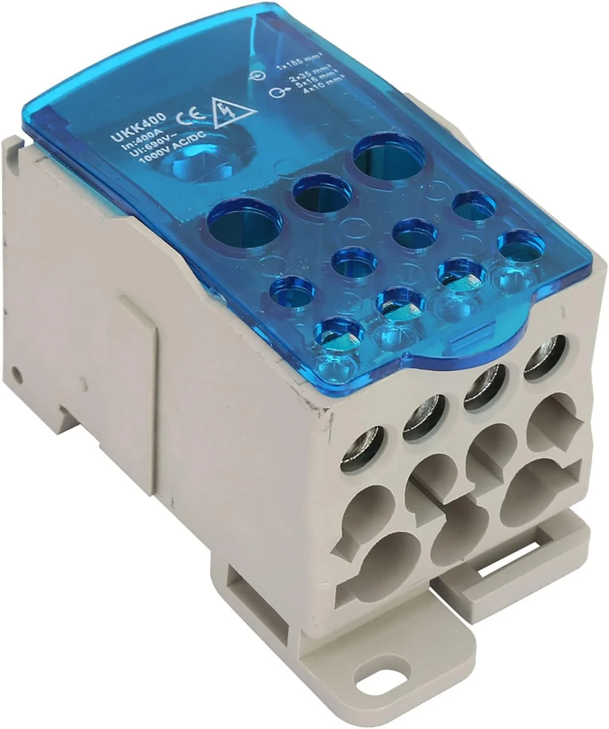جعبه توزیع ریلی Din، جعبه توزیع بلوک ترمینال ریلی Din مدل UKK-400A جعبه اتصال برق جهانی جعبه توزیع ریلی Din، جعبه توزیع بلوک ترمینال ریلی Din مدل UKK-400A جعبه اتصال برق جهانی