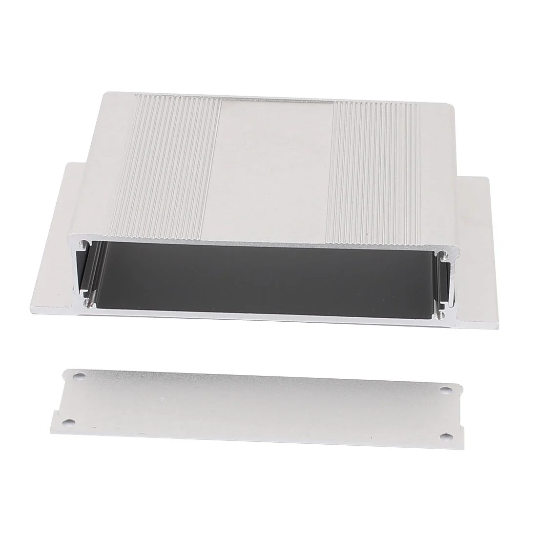 جعبه تقسیم آلومینیومی مهر و موم شده Aexit با ابعاد 107mm (ترمینال، کانکتور) x 27mm x 81mm (99ry10qf188) جعبه تقسیم آلومینیومی مهر و موم شده Aexit با ابعاد 107mm (ترمینال، کانکتور) x 27mm x 81mm (99ry10qf188)