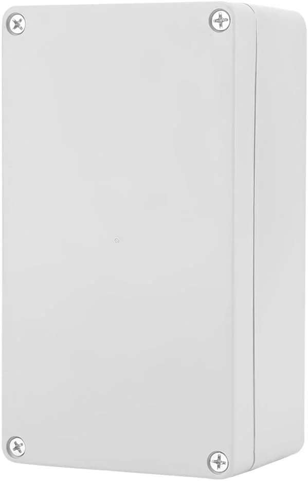 جعبه تقسیم، جعبه پروژه الکتریکی مقاوم در برابر آب ABS با استاندارد IP65، محفظه ابزار، برای تجهیزات الکتریکی، ارتباطات و آتش نشانی داخلی و خارجی (158 * 90 * 60 میلی متر)