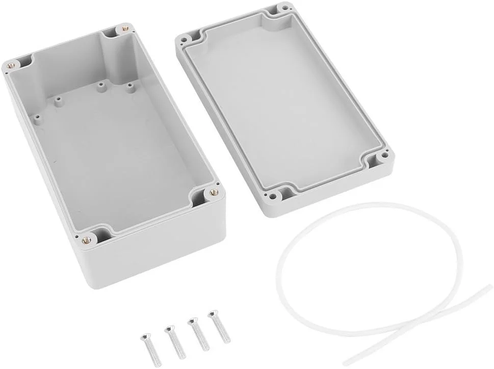 جعبه تقسیم، جعبه پروژه الکتریکی مقاوم در برابر آب ABS با استاندارد IP65، محفظه ابزار، برای تجهیزات الکتریکی، ارتباطات و آتش نشانی داخلی و خارجی (158 * 90 * 60 میلی متر) جعبه تقسیم، جعبه پروژه الکتریکی مقاوم در برابر آب ABS با استاندارد IP65، محفظه ابزار، برای تجهیزات الکتریکی، ارتباطات و آتش نشانی داخلی و خارجی (158 * 90 * 60 میلی متر)