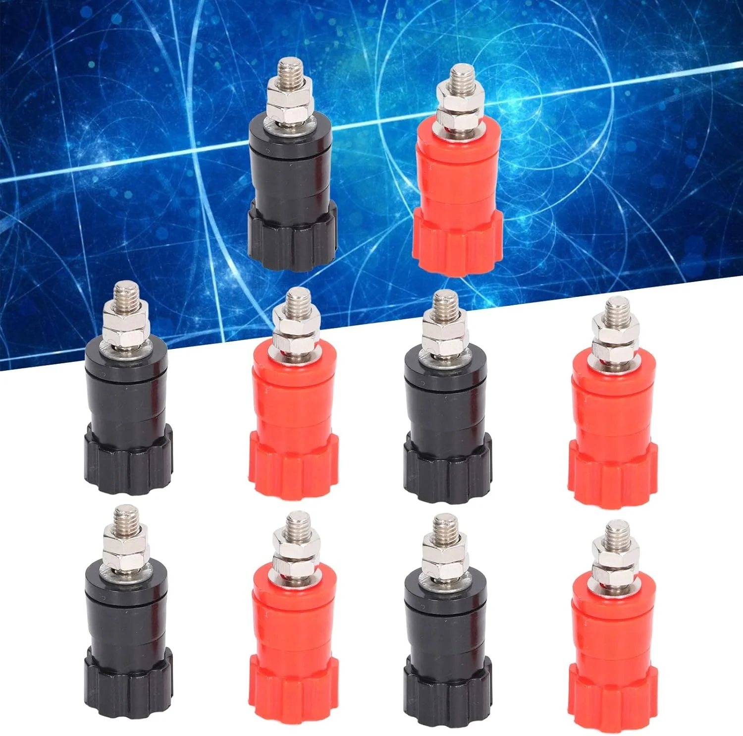 10 عدد بست اتصال، ترمینال نصب پنل آلیاژ نقره ای ABS بست اتصال برق کانکتور پست اتصال 10 عدد بست اتصال، ترمینال نصب پنل آلیاژ نقره ای ABS بست اتصال برق کانکتور پست اتصال