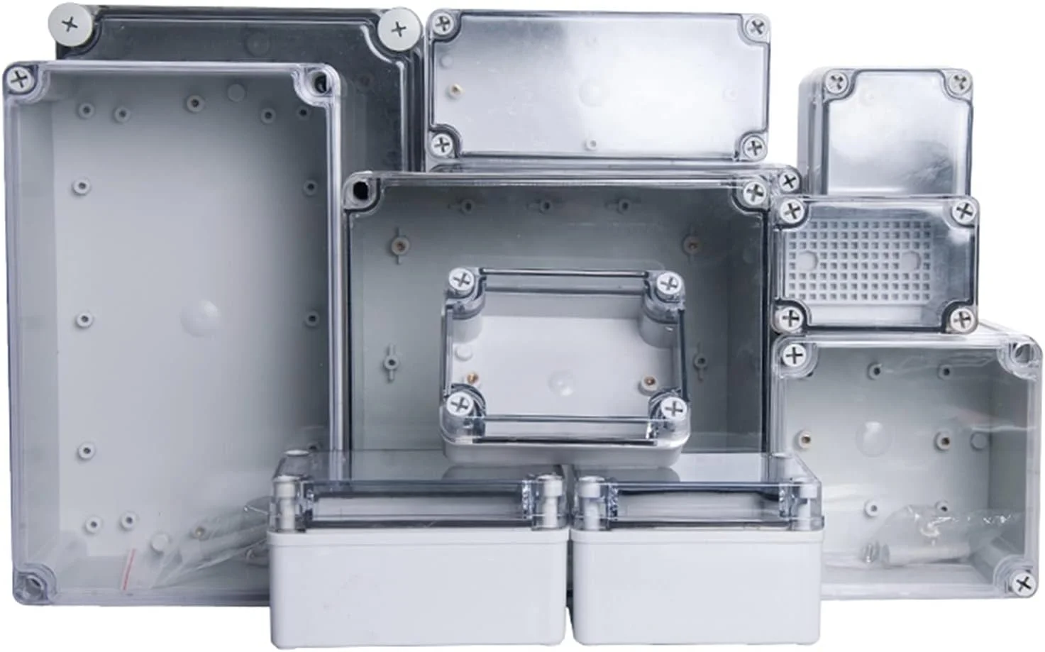 جعبه اتصال بیرونی DLRSET، 1 عدد IP67 سری AG با پوشش شفاف، جعبه اتصال الکتریکی ضد آب DIY بیرونی محفظه پلاستیکی ABS جعبه توزیع (رنگ: 130x80x85mm) جعبه اتصال بیرونی DLRSET، 1 عدد IP67 سری AG با پوشش شفاف، جعبه اتصال الکتریکی ضد آب DIY بیرونی محفظه پلاستیکی ABS جعبه توزیع (رنگ: 130x80x85mm)