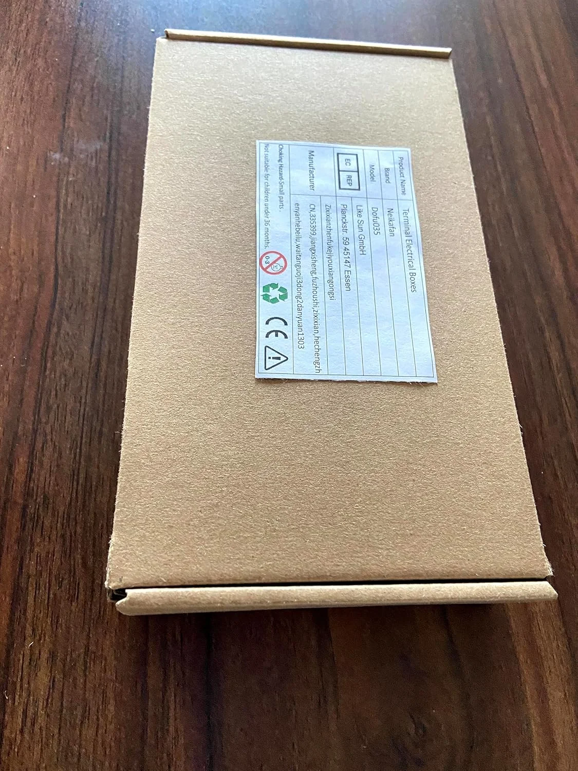 جعبه اتصال 4 عددی Neikafan، جعبه اتصال الکتریکی روکار 3 پل 13 آمپر 250 ولت برای منبع تغذیه روشنایی فضای باز و سیم کشی خودرو (مشکی)