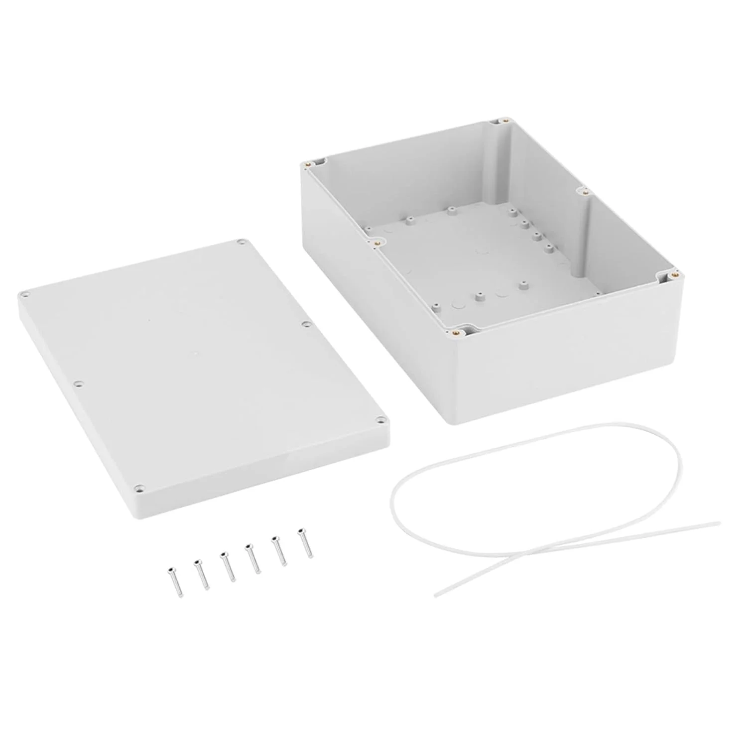 جعبه اتصال پلاستیکی ضد آب OVAQUIXI، محفظه دارای رتبه IP65 برای استفاده در داخل و خارج از منزل، سختی بالا، مونتاژ آسان با پیچ های موجود، 10.3 X 7.3 X 3.7 اینچ، برای مصارف الکتریکی جعبه اتصال پلاستیکی ضد آب OVAQUIXI، محفظه دارای رتبه IP65 برای استفاده در داخل و خارج از منزل، سختی بالا، مونتاژ آسان با پیچ های موجود، 10.3 X 7.3 X 3.7 اینچ، برای مصارف الکتریکی