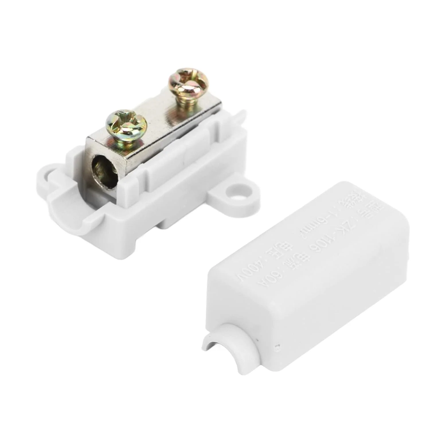 اتصال دهنده سیم ZK 1106، 60 آمپر 400 ولت ABS برنجی جعبه اتصال خطی برای سیم کشی لامپ سقفی اتصال دهنده الکتریکی 10 عددی اتصال دهنده سیم ZK 1106، 60 آمپر 400 ولت ABS برنجی جعبه اتصال خطی برای سیم کشی لامپ سقفی اتصال دهنده الکتریکی 10 عددی