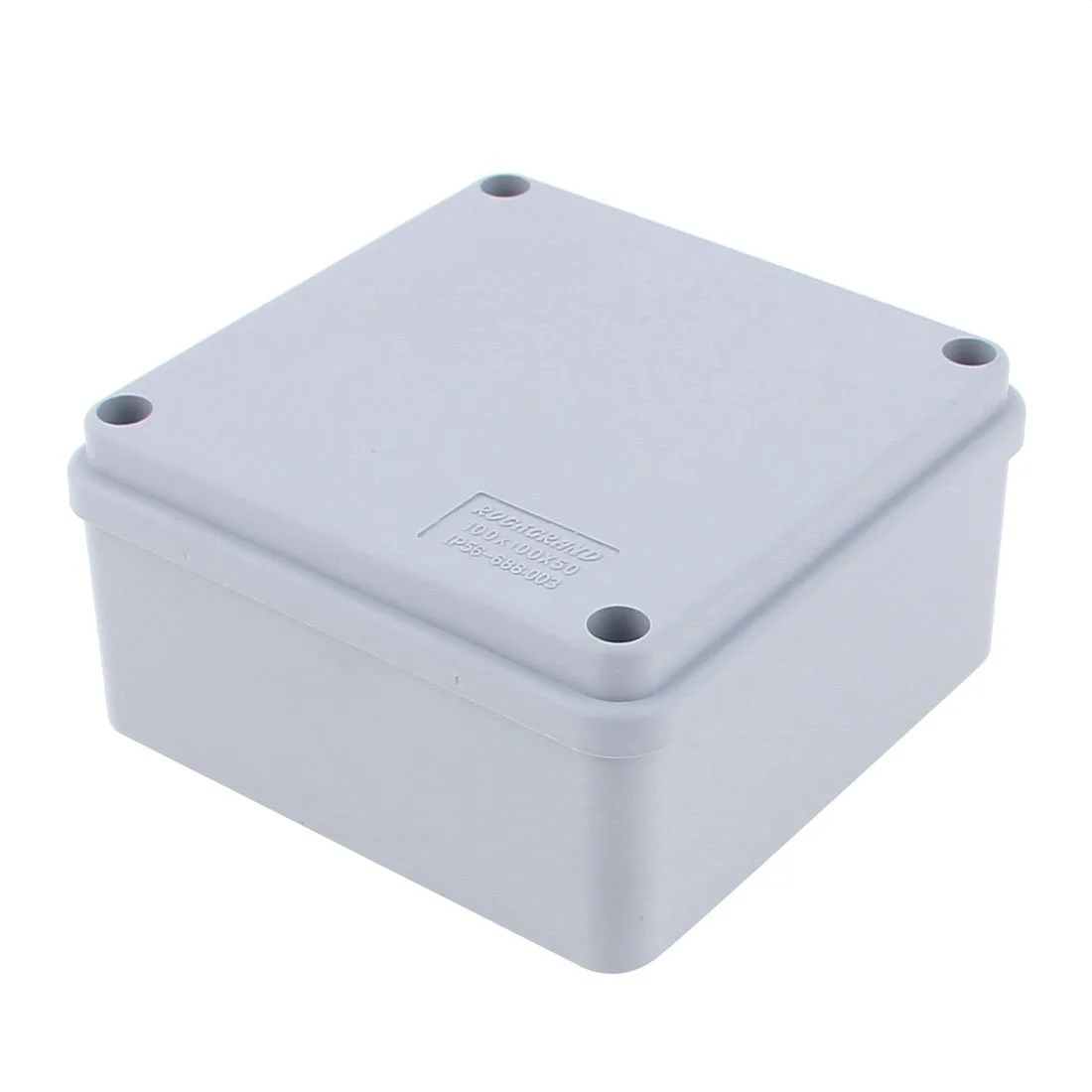 جعبه اتصال ضد آب Aexit 100 (انتقال) x 100 x 50 میلی متر، جعبه اتصال ترمینال DIY (15ry652qf626)
