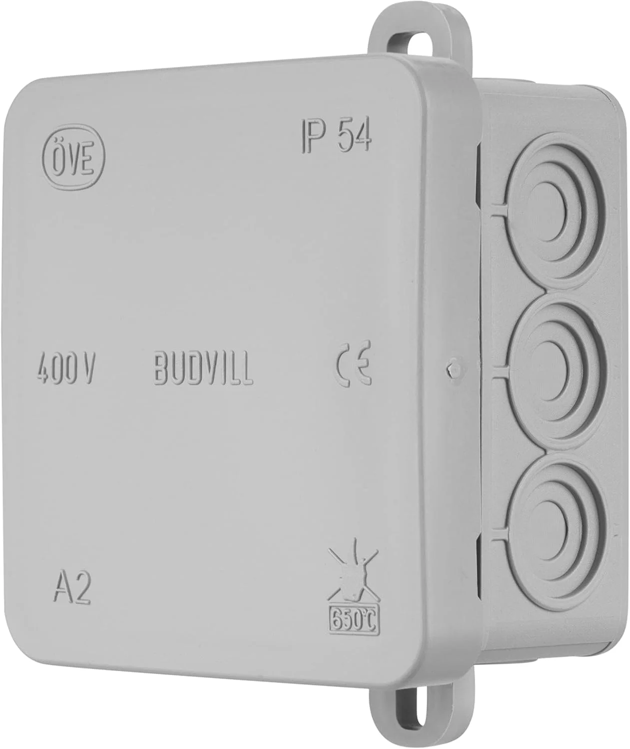 جعبه تقسیم Rev Ritter IP54 0518429777، ابعاد 75x75 میلی‌متر، بدون ترمینال، بسته‌ 10 عددی