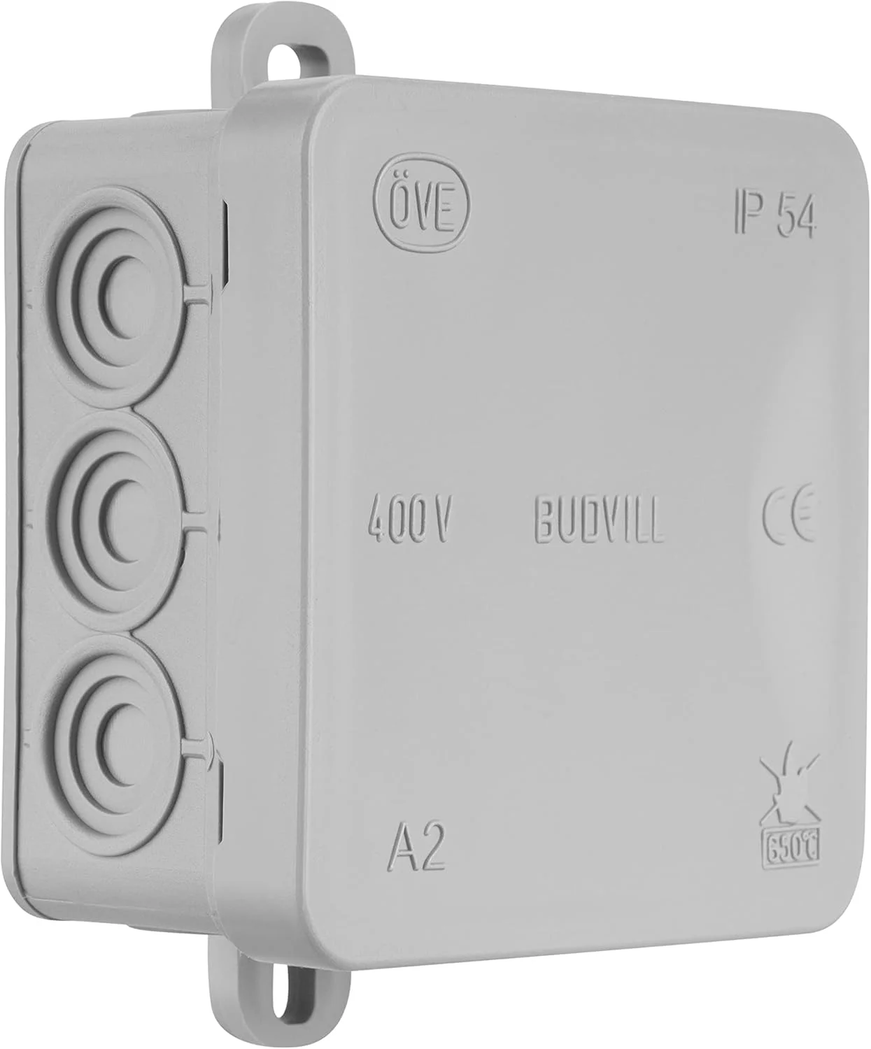 جعبه تقسیم Rev Ritter IP54 0518429777، ابعاد 75x75 میلی‌متر، بدون ترمینال، بسته‌ 10 عددی