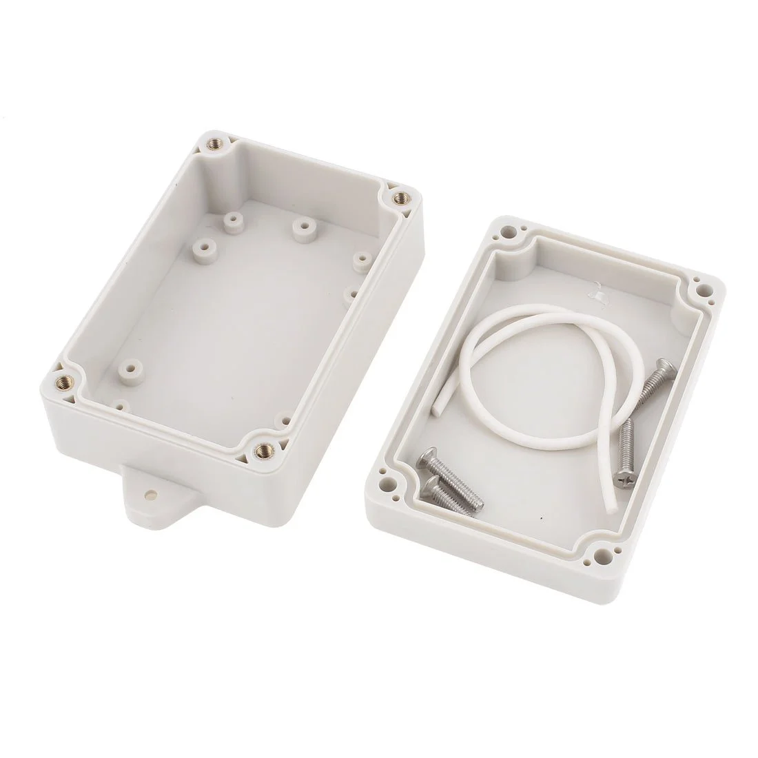 جعبه اتصال ضد آب Aexit 124mm (انتقال) x 68mm x 40mm جعبه ترمینال DIY (94ry210qf420) محفظه اتصال