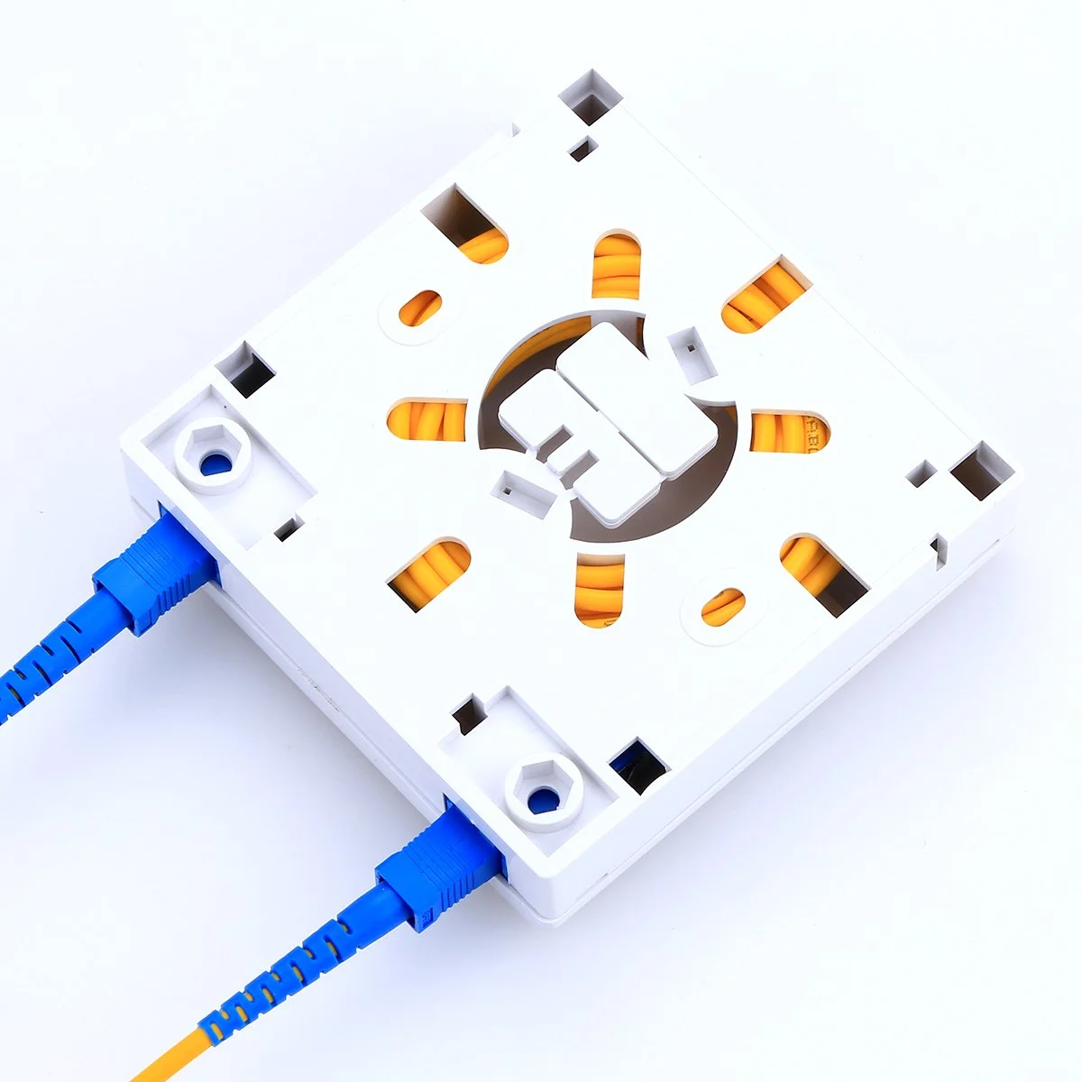 جعبه تقسیم فیبر نوری FTTH مدل KELUSHI 10PSC، پنل فیبر نوری، جعبه اتصال ترمینال 86 اطلاعات