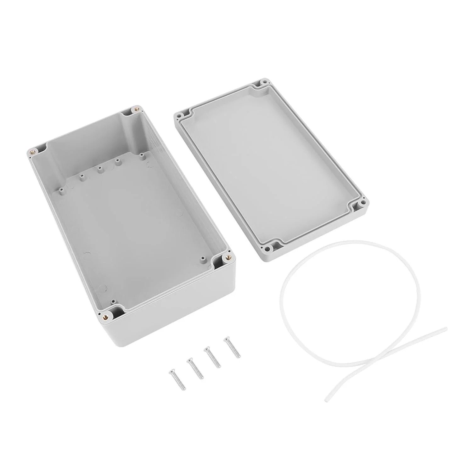 جعبه اتصال ضد آب IP65 پلاستیک ABS جعبه اتصال برق، جعبه پروژه با گوش ثابت (200 * 120 * 75 میلی متر)
