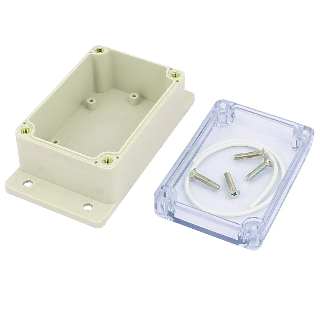 جعبه اتصال ضد آب شفاف Aexit، محفظه اتصال ترمینال قابل انطباق 92mm x 60mm (30ry73qf104) x 42mm جعبه اتصال ضد آب شفاف Aexit، محفظه اتصال ترمینال قابل انطباق 92mm x 60mm (30ry73qf104) x 42mm