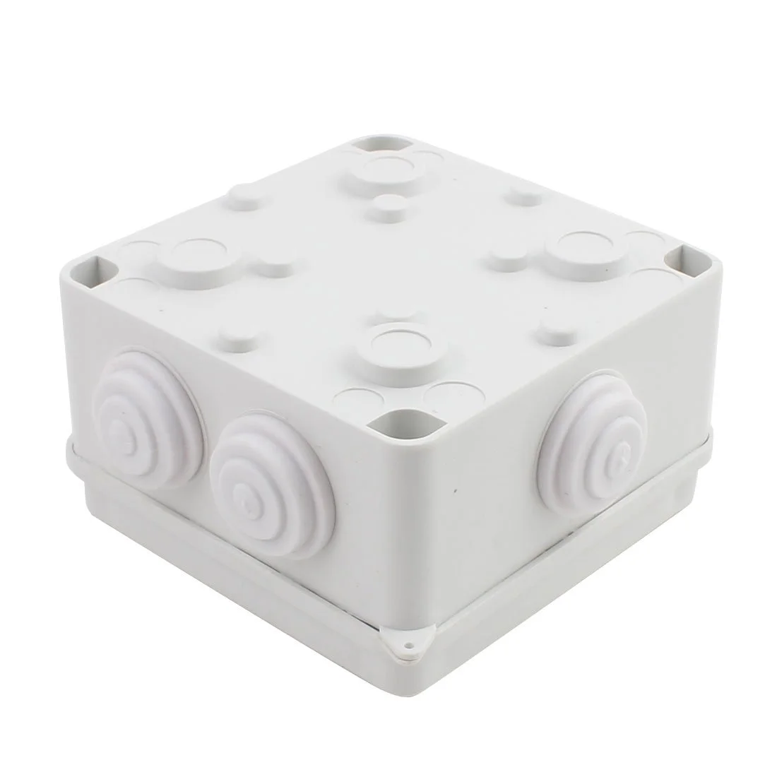جعبه تقسیم الکترونیکی ضد آب ABS IP65 Aexit خاکستری (انتقال) برای ترمینال، سایز 100x100x70 میلی متر