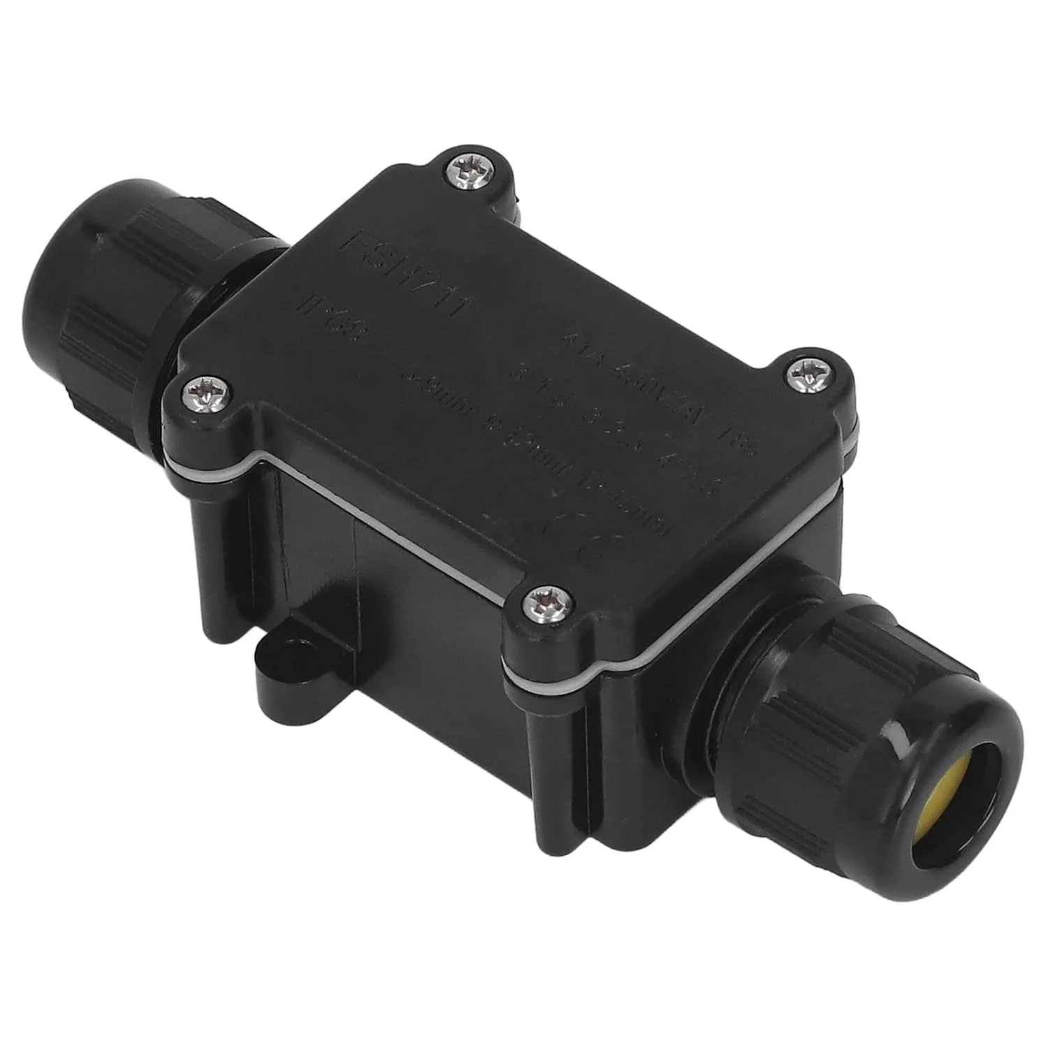 جعبه تقسیم ضد آب IP68، اتصال دهنده الکتریکی 3 طرفه در فضای باز، جنس PC برای نصب سیم کشی برق، تعمیر سیم کشی، توسعه چراغ های LED، چراغ های خیابانی