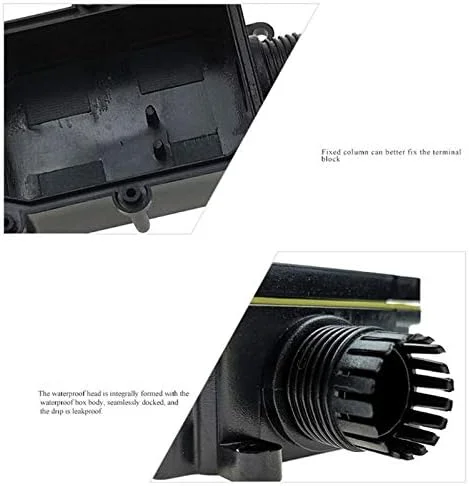 جعبه اتصال بیرونی، 1 عدد جعبه اتصال، جعبه اتصال الکتریکی پلاستیکی چند راهه بیرونی ضد آب IP68، محافظ اتصال دهنده سیم کابل (رنگ: 5)