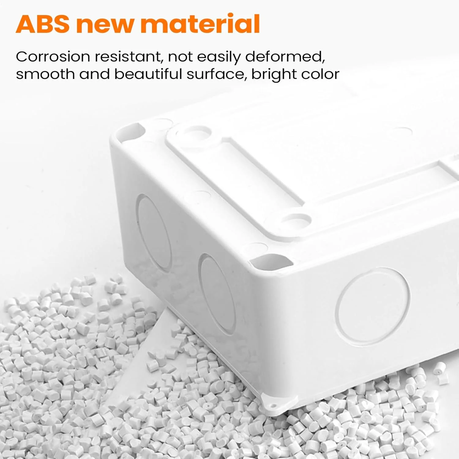 جعبه اتصال ضد آب - جعبه اتصال الکتریکی ضد آب بیرونی | پوشش لولایی ضد گرد و غبار برای زیرزمین، عرشه، دروازه، دوربین های امنیتی، حیاط خلوت، بالکن، پاسیو، باغ، محوطه سازی