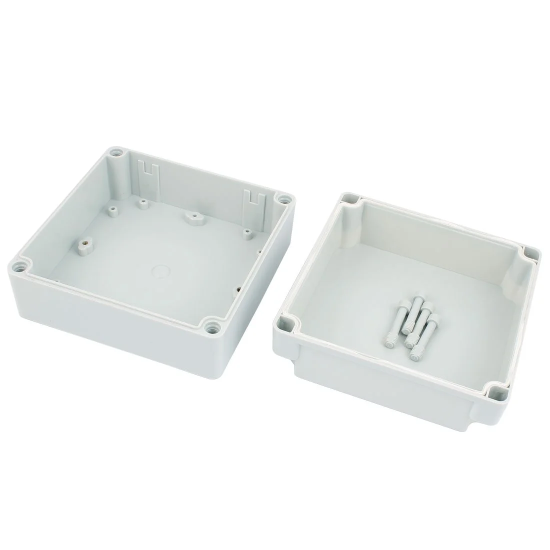 جعبه اتصال ضد آب (انتقال) Aexit، محفظه اتصال ترمینال DIY قابل انطباق 157mm x 157mm (12ry278qf232) x 92mm جعبه اتصال ضد آب (انتقال) Aexit، محفظه اتصال ترمینال DIY قابل انطباق 157mm x 157mm (12ry278qf232) x 92mm