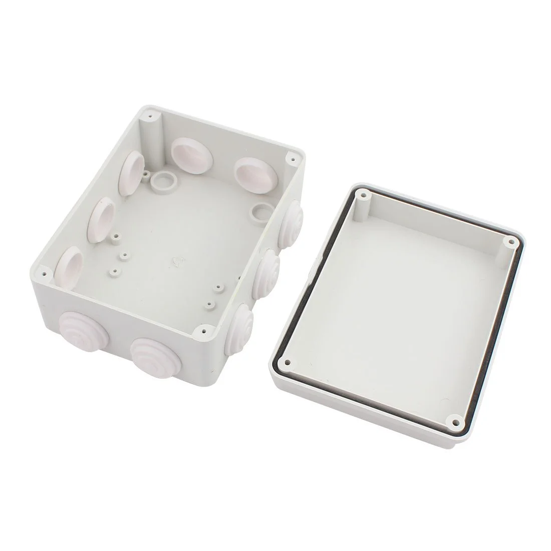 جعبه تقسیم الکترونیکی ضد آب ABS IP65 Aexit خاکستری (انتقال) ترمینال اتصال (33ry258qf511) 150x110x70 میلی متر
