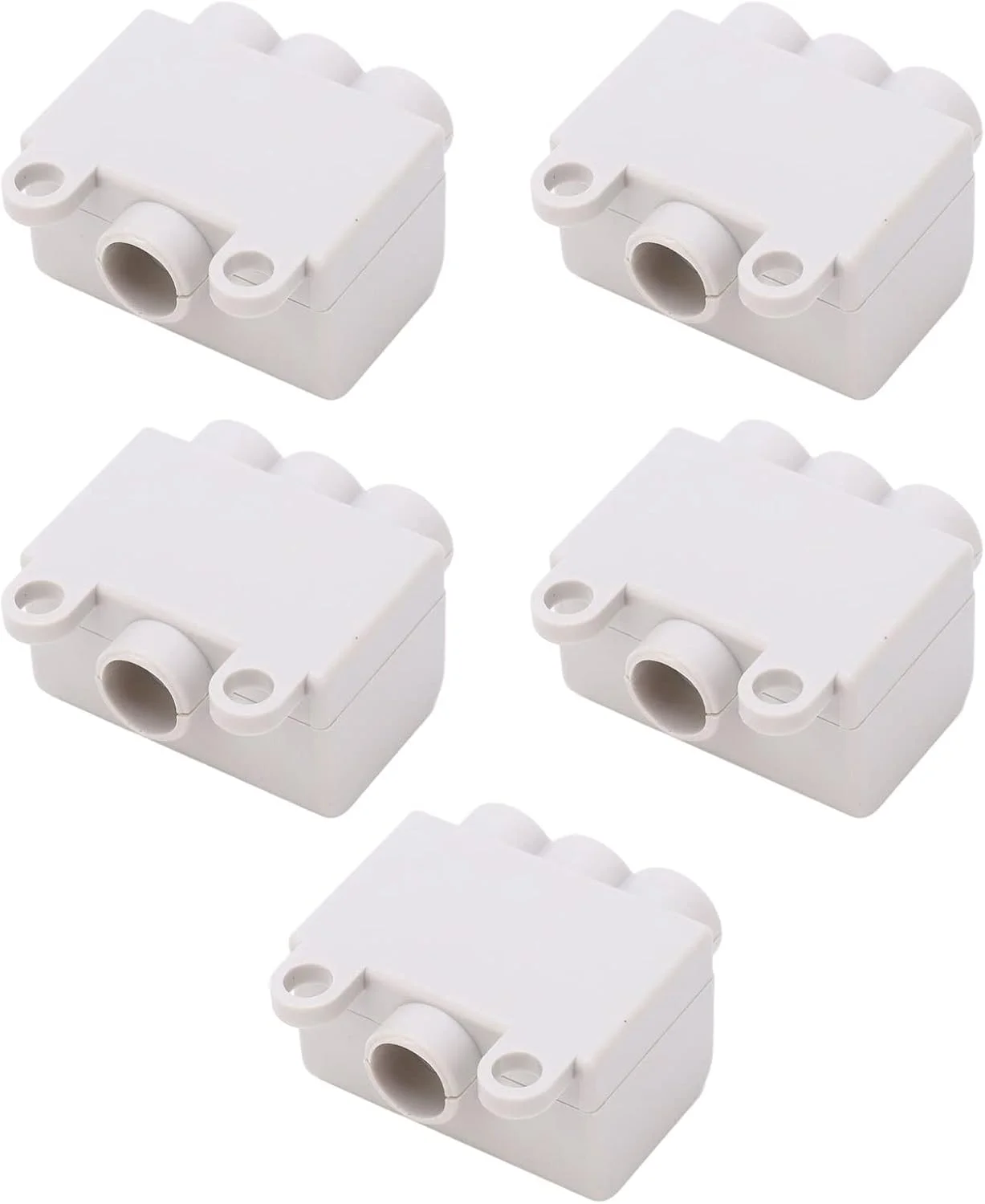 جعبه اتصال سیم برق ضد حریق بلوک ترمینال سریع برنجی با پیچ دوتایی 5 عددی 80 آمپر 1 به 2 برای آمپرمتر چراغ سقفی