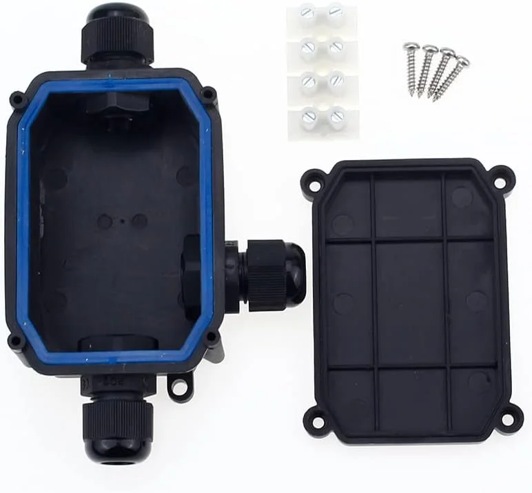 جعبه اتصال کابل ضد آب 3 طرفه IP66 مناسب فضای باز با ترمینال 450 ولت