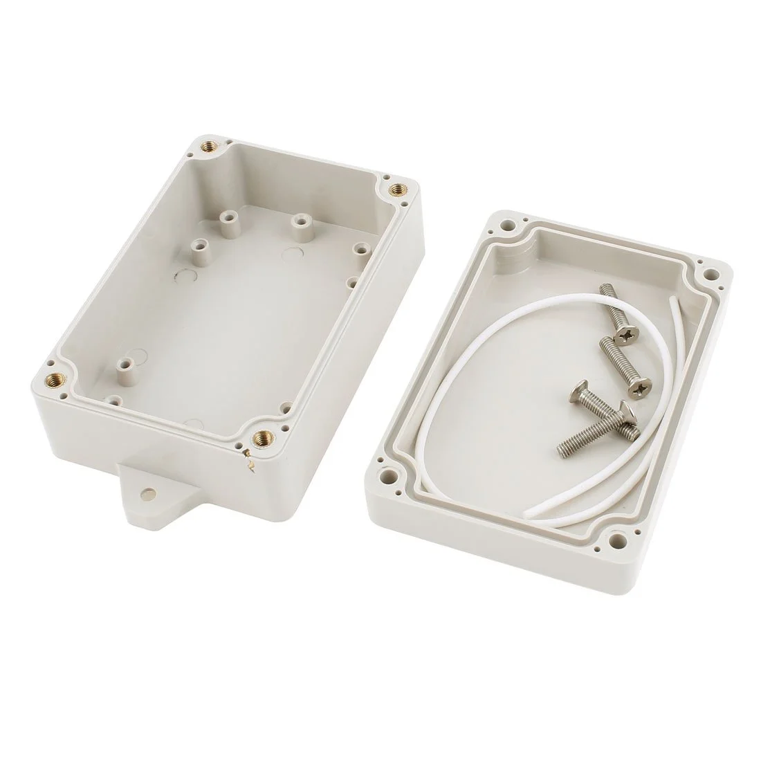 جعبه اتصال ضد آب Aexit 100 (انتقال) x 68 x 40 میلی متر، جعبه اتصال ترمینال DIY (73ry363qf432)