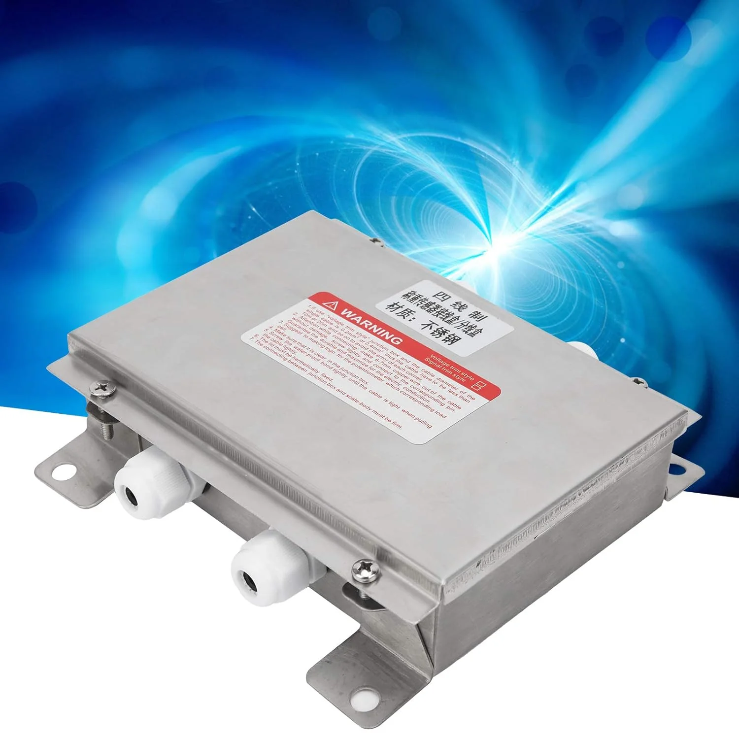 جعبه اتصال ضد آب استیل ضد زنگ با سیگنال آنالوگ 4 در 1 برای تجهیزات الکتریکی صنعتی با حفاظت سنگین