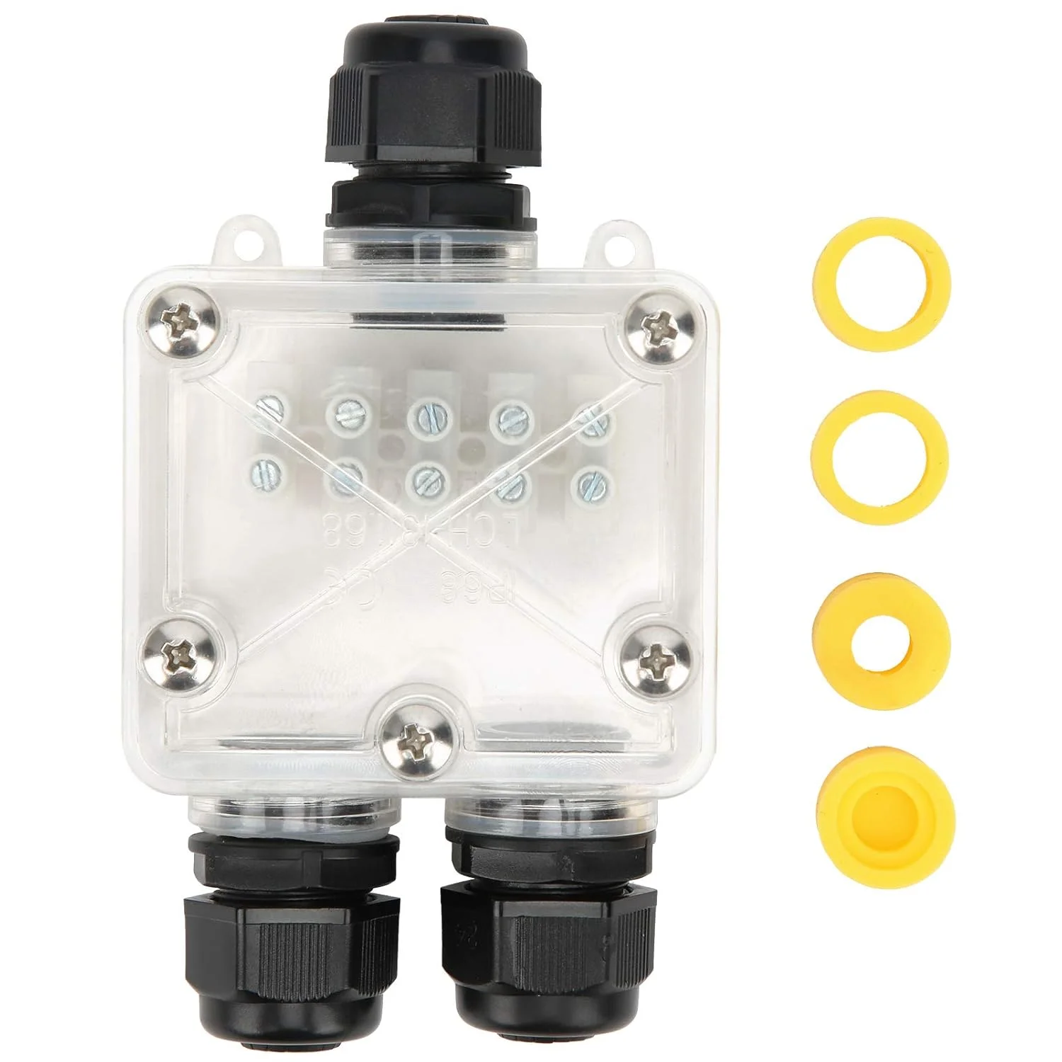 جعبه اتصال 3 راهه، جعبه ترمینال، اتصال دهنده کابل توزیع با درجه IP68 در فضای باز مدل LCH‑1311.68