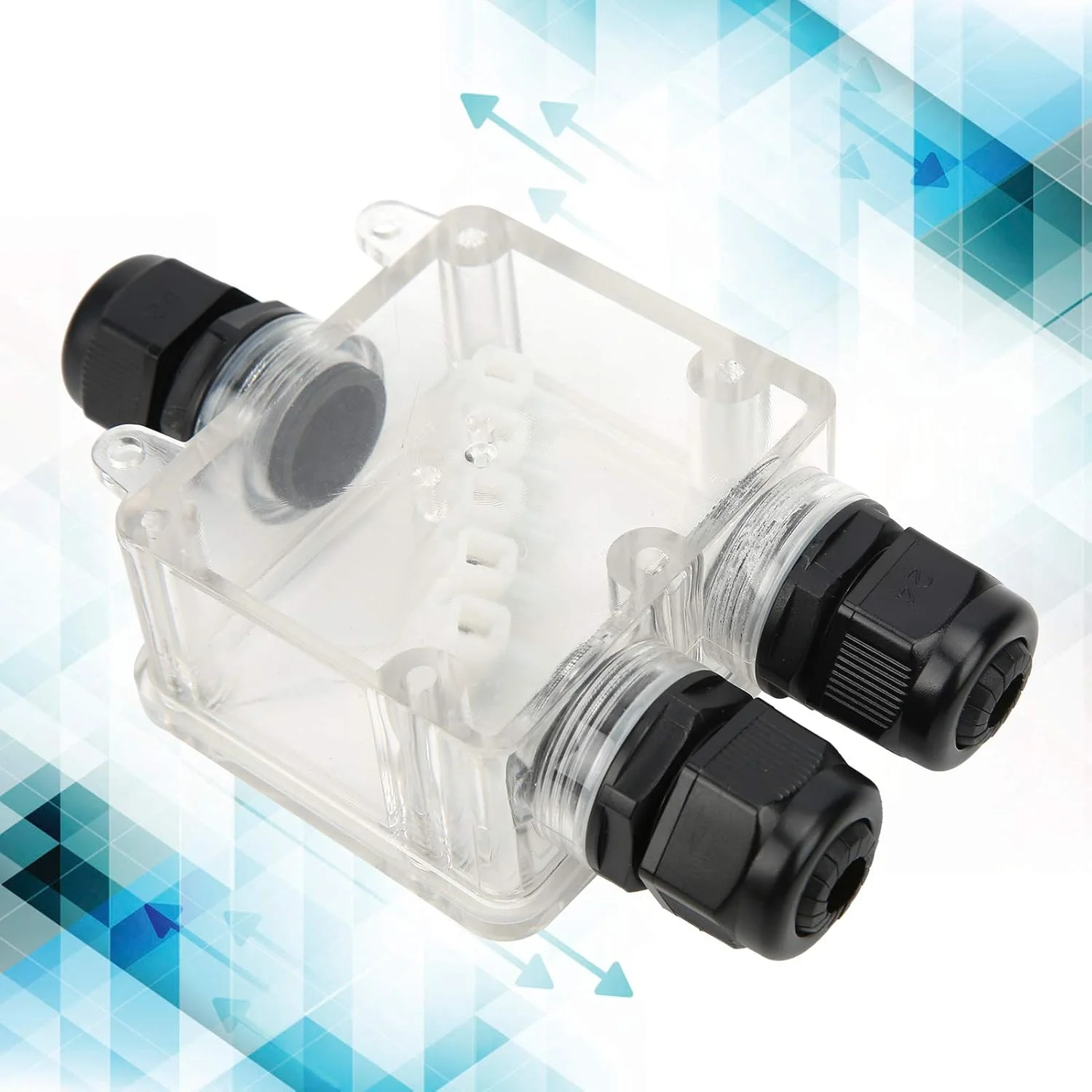 جعبه اتصال 3 راهه، جعبه ترمینال، اتصال دهنده کابل توزیع با درجه IP68 در فضای باز مدل LCH‑1311.68