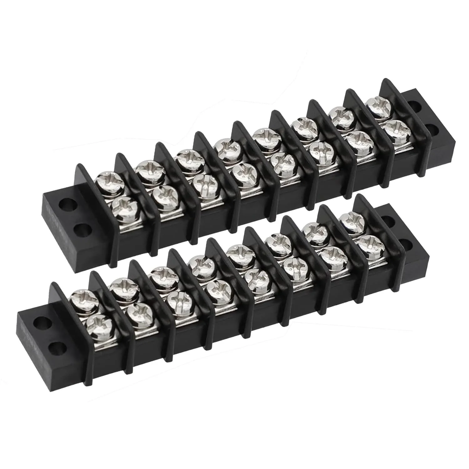 بلوک اتصال ترمینال دو ردیفه MGI SpeedWare 300V/20A، نوار مانع ردیفی 2 عددی (8 پل)