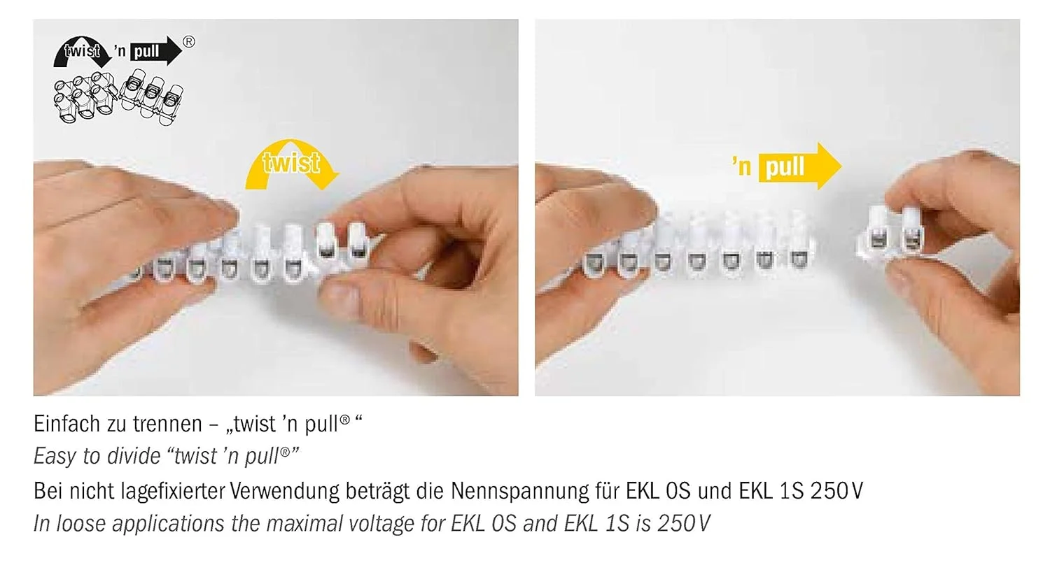 نوار ترمینال سیم ELECTRO TERMINAL، بلوک پیچی 10 پوزیشن، اتصالات کابل استاندارد Nf Ce Eac Rohs، سری Ekl Weiss ساخت اتریش (نوار تکی 1.5-6 میلی متر) نوار ترمینال سیم ELECTRO TERMINAL، بلوک پیچی 10 پوزیشن، اتصالات کابل استاندارد Nf Ce Eac Rohs، سری Ekl Weiss ساخت اتریش (نوار تکی 1.5-6 میلی متر)