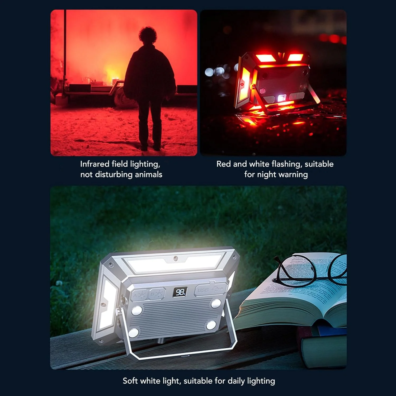 چراغ LED قابل حمل DIMPS BEAMMENT - چراغ LED IP44 قابل حمل برای کارگاه های فضای باز چراغ LED قابل حمل DIMPS BEAMMENT - چراغ LED IP44 قابل حمل برای کارگاه های فضای باز