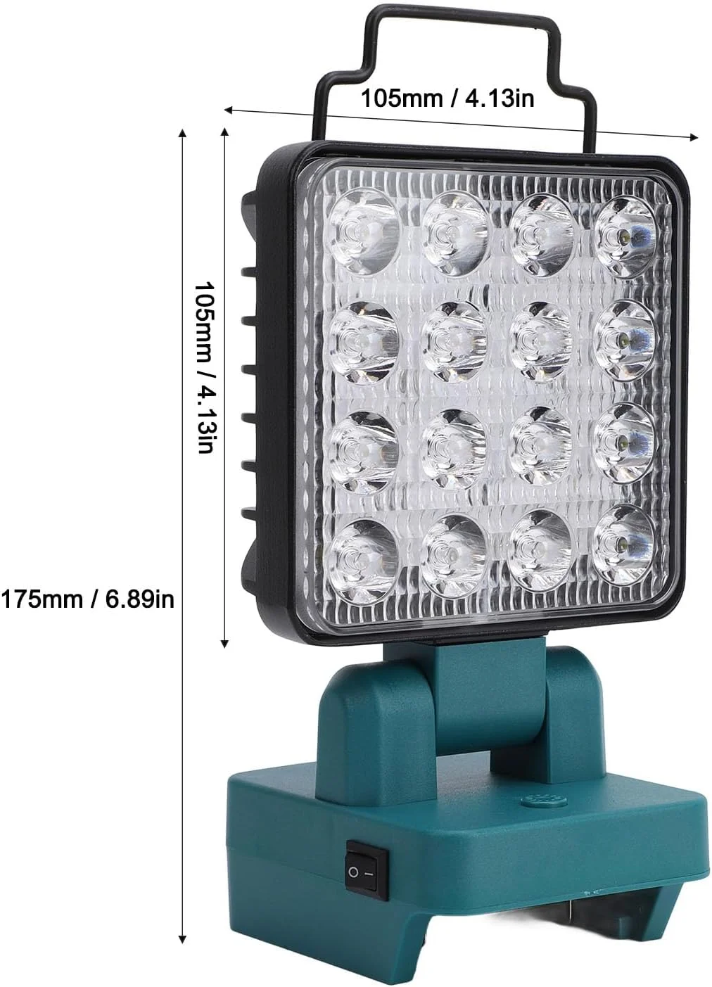 چراغ کار LED شارژی Eujgoov، چرخش انعطاف پذیر، قابل حمل 5 ولت سازگار، ضد آب IP67، معادل خورشیدی با پایه برای کمپینگ، موارد اضطراری در فضای باز چراغ کار LED شارژی Eujgoov، چرخش انعطاف پذیر، قابل حمل 5 ولت سازگار، ضد آب IP67، معادل خورشیدی با پایه برای کمپینگ، موارد اضطراری در فضای باز