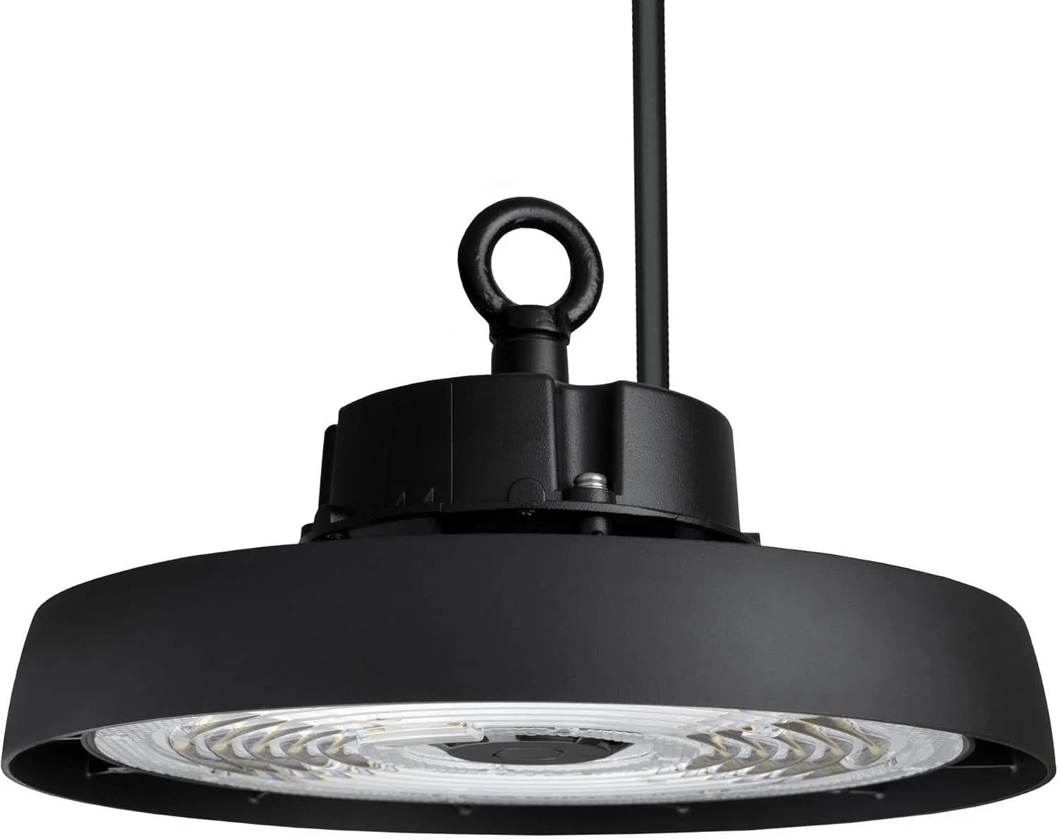 چراغ سوله ای ال ای دی کم مصرف Ledvion، 100 وات، کلاس انرژی A، 192 لومن/وات، 19200 لومن، 6000 کلوین، IP65، دیمر پذیر، لامپ UFO حرفه ای، دارای گواهینامه IP65
