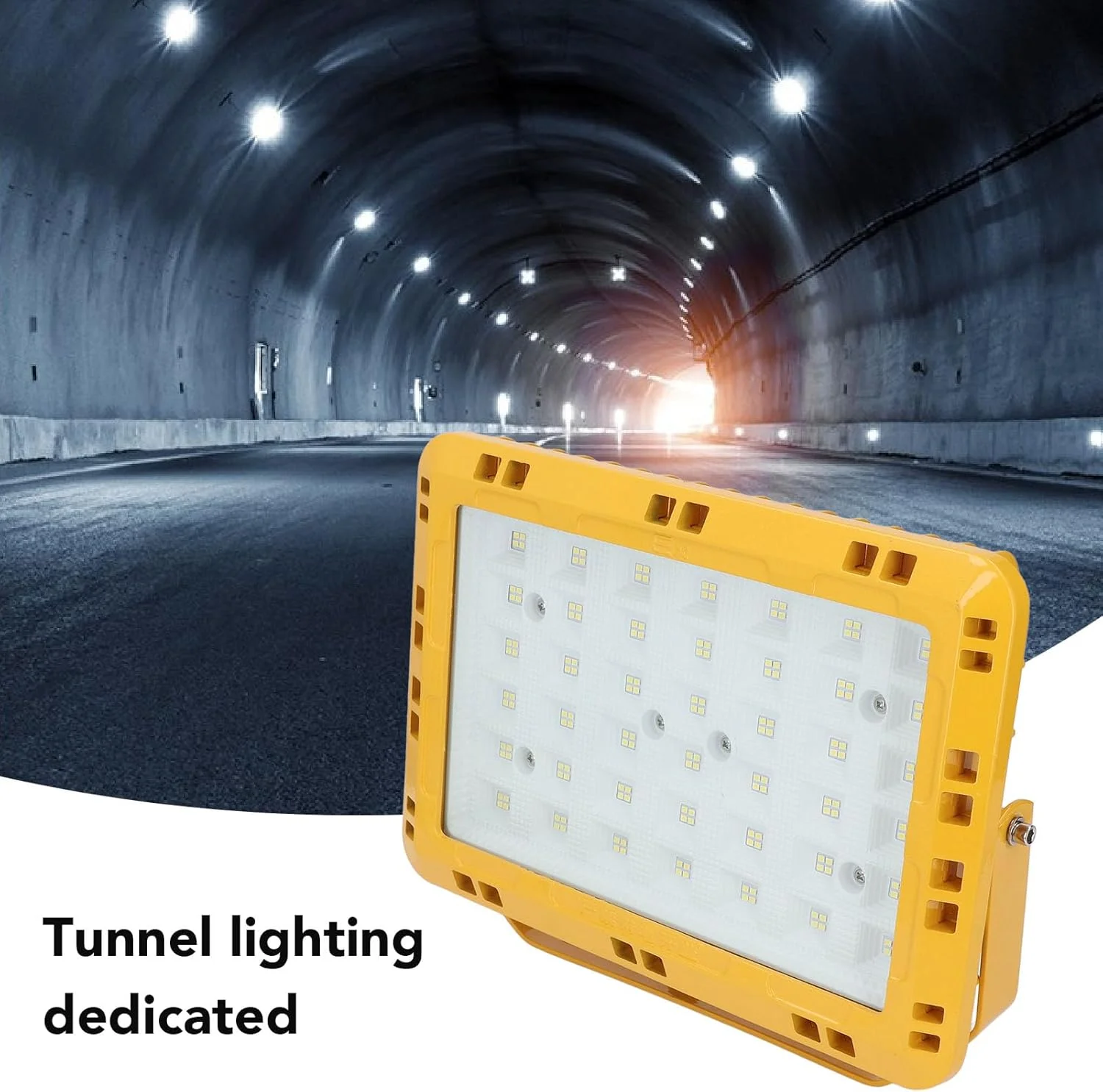 چراغ ضد انفجار LED Depisuta، 100 وات 12000 لومن، چراغ کار LED ضد آب IP66 با پوشش شیشه ای مقاوم، ضد انفجار High Bay برای کارگاه کارخانه چراغ ضد انفجار LED Depisuta، 100 وات 12000 لومن، چراغ کار LED ضد آب IP66 با پوشش شیشه ای مقاوم، ضد انفجار High Bay برای کارگاه کارخانه