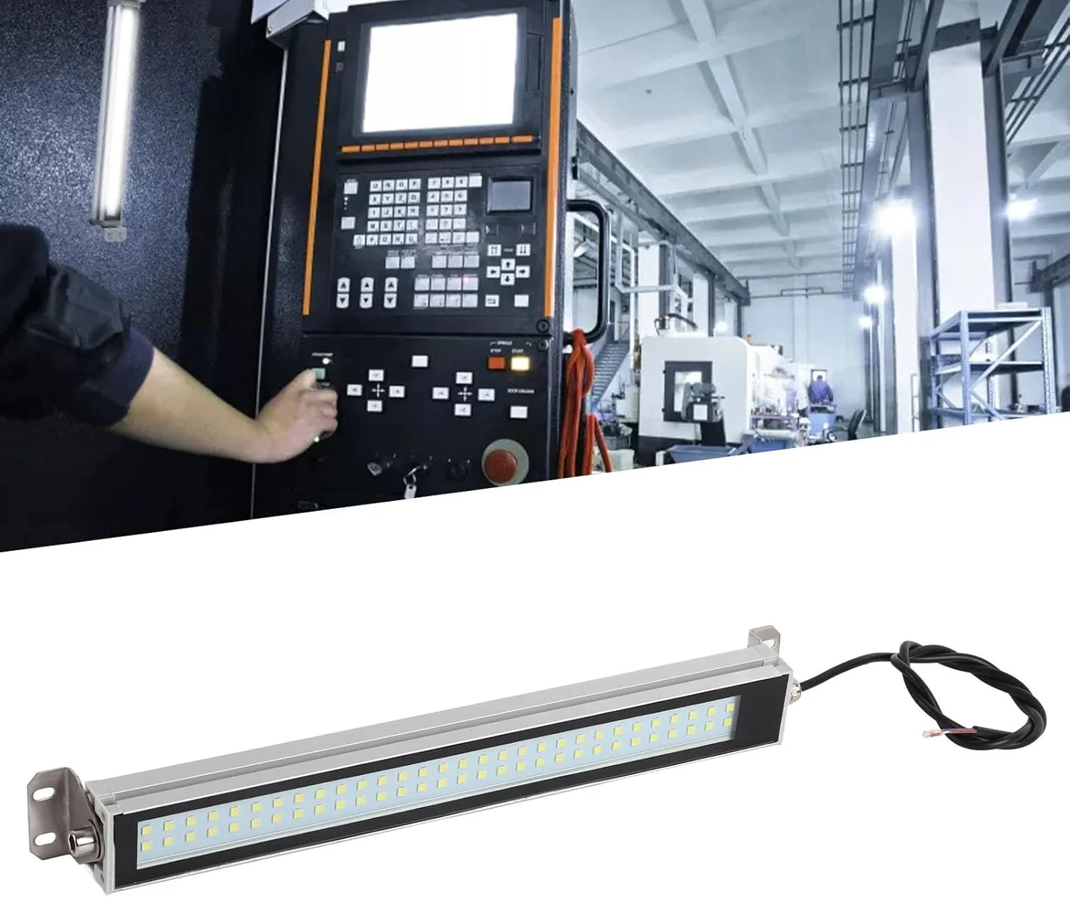 چراغ دستگاه صنعتی، چراغ کار LED آلیاژ آلومینیوم ضد آب IP67، منبع نور سفید کوچک 12 وات 24 ولت 36 ولت برای بازرسی محصول چراغ دستگاه صنعتی، چراغ کار LED آلیاژ آلومینیوم ضد آب IP67، منبع نور سفید کوچک 12 وات 24 ولت 36 ولت برای بازرسی محصول